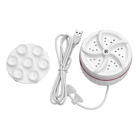 Mini Máquina de Lavar Roupas Turbina Ultrassônica Portatil USB Recarregavel
