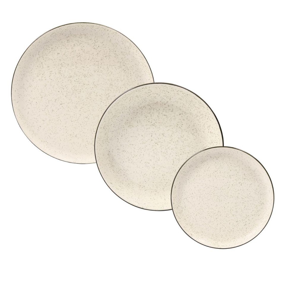 Jogo de jantar 18 peças Oxford Flat Duna em Oferta na Shopee