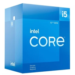 Processador Intel Core i5 12400F, 2.5GHz (4.4GHz Turbo) 6-C 12-T, LGA1700, Com Cooler, BX8071512400F