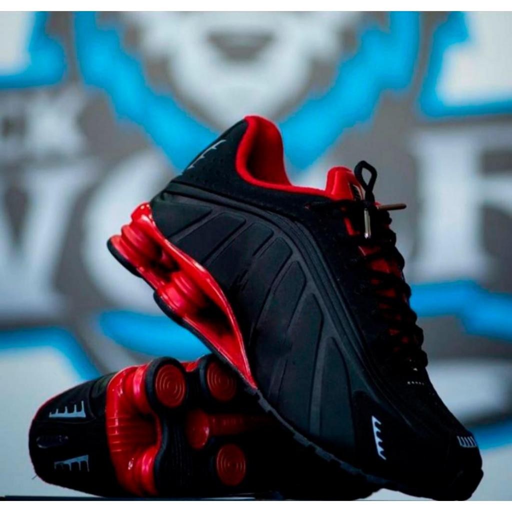 Molas Original Quatro Molas Feminino Nike Shox 12 Molas Refletivo