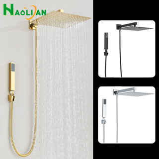 Chuveiro 20cm/30cm Quadrado De Aço Inoxidável Com Corrediça E Manual em Oferta na Shopee