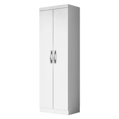 Armário Multiuso 2 Portas New 2000192 tecido com a cor Branco Tx - Aramóveis