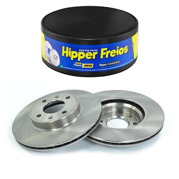 Par Disco de Freio Ventilado HB20 HB20S 1.0 12v 2012 a 2024 Hipper Freios em Oferta na Shopee