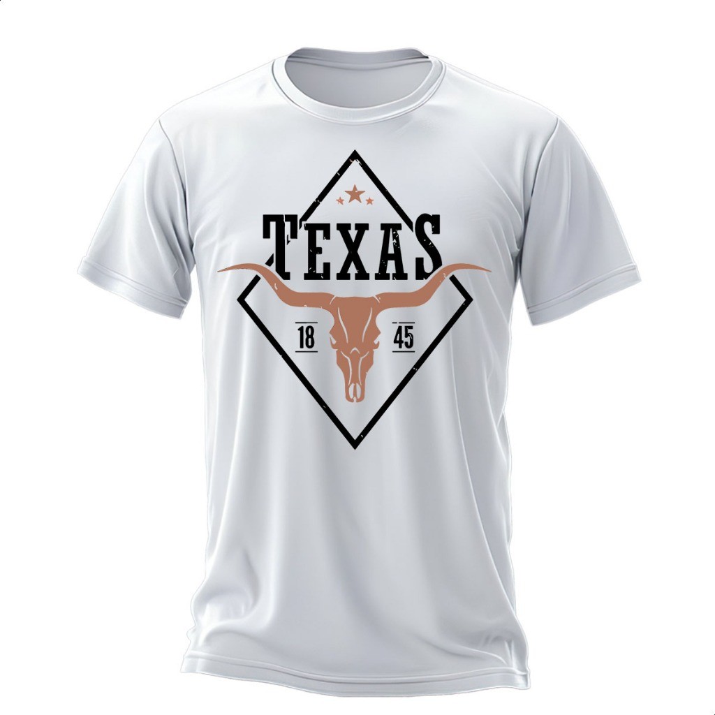 Camisa Estampada 100% Algodão Camiseta Country Rodeio Show Peao