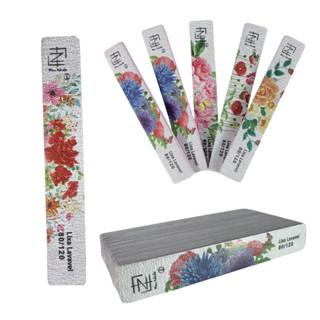 Kit 20 Lixa De Unhas Lavável 80/120 Com Régua Fan Nails em Oferta na Shopee