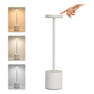 Luminaria Mesa Abajur Led Toque Usb Recarregavel Sem Fio em Oferta na Shopee