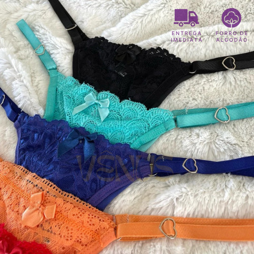 Kit Calcinhas Renda Sexy Fio Dental com Regulagem para Conforto e Estilo em Oferta na Shopee