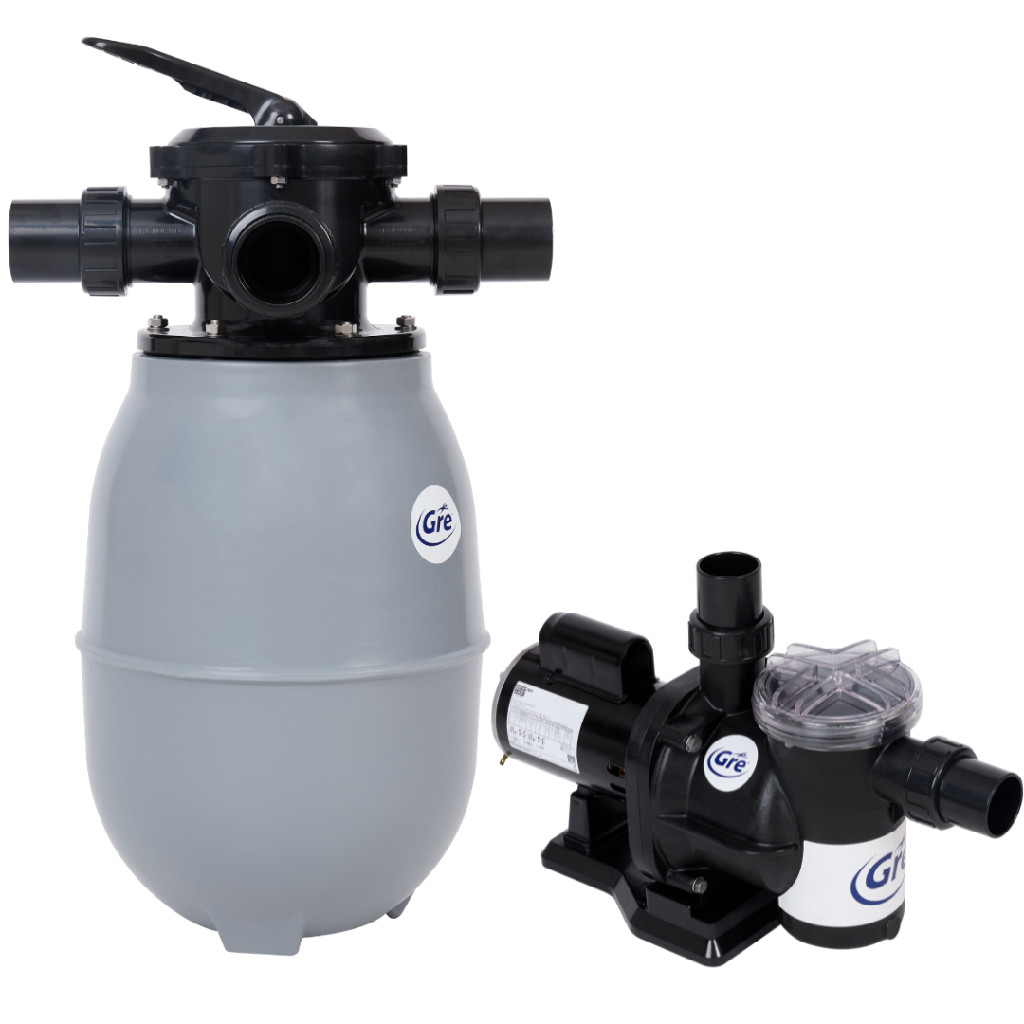 Conjunto Filtro GRE200 + Bomba 1/3CV Fluidra p/ Piscina até 19.000L | Filtragem Completa 8h em Oferta na Shopee