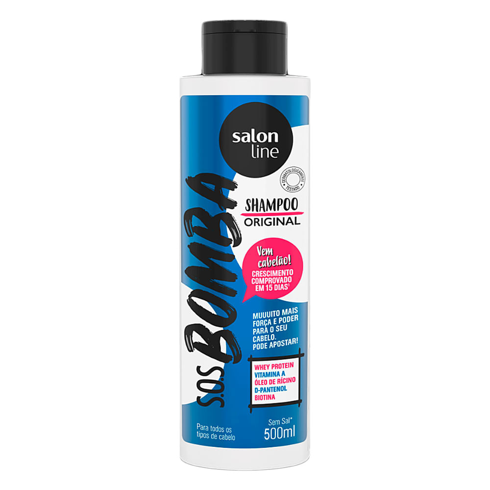 Shampoo Salon Line S.O.S Bomba Original 500ml - Beauty