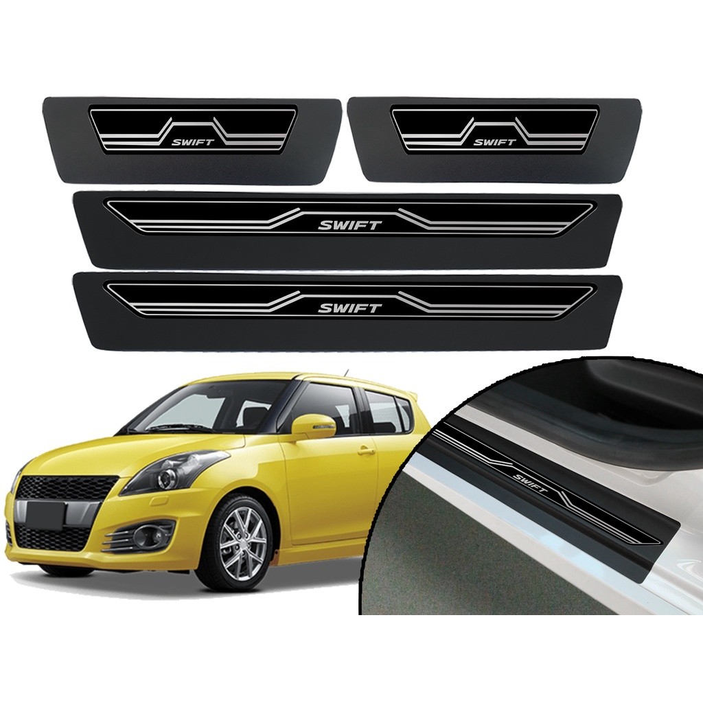 Jogo De Soleira Porta Adesiva Modelo Elegance Suzuki Swift 2014 2015