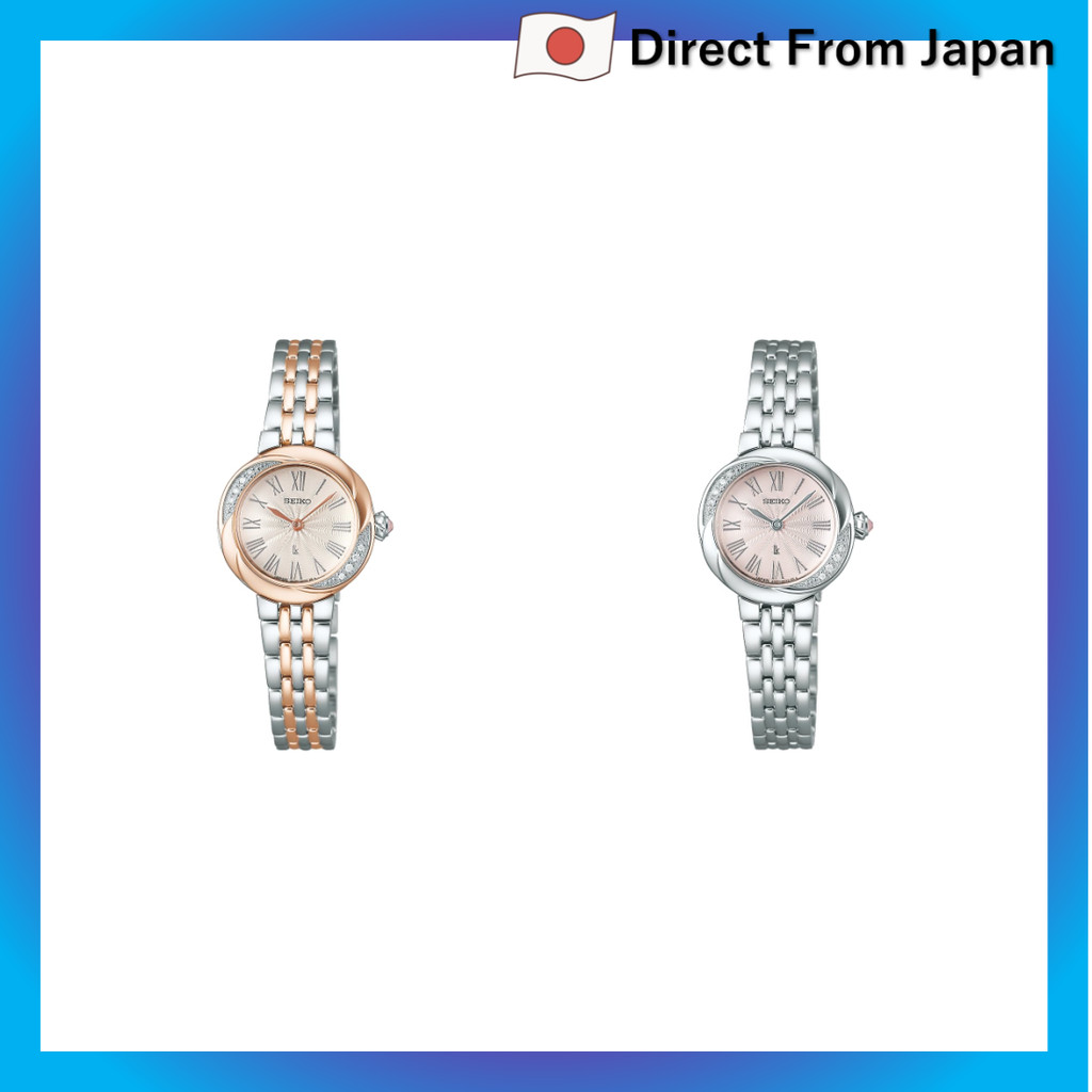 Relógio Seiko Watch LUKIA Grow SSWA002 Feminino Prata e Ouro Rosa Mostrador: Branco-sujo / Caixa: Prata e Ouro Rosa / Ar