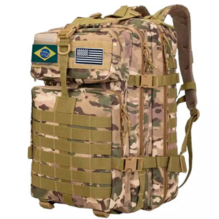 Mochila Tática Camping Militar 50 Litros Resistente A Água W03 MM.Loja em Oferta na Shopee