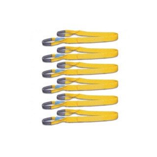Kit com 6 Cinta de Elevação De Carga 2 Metros x 3 Toneladas - Amarelo - JST em Oferta na Shopee