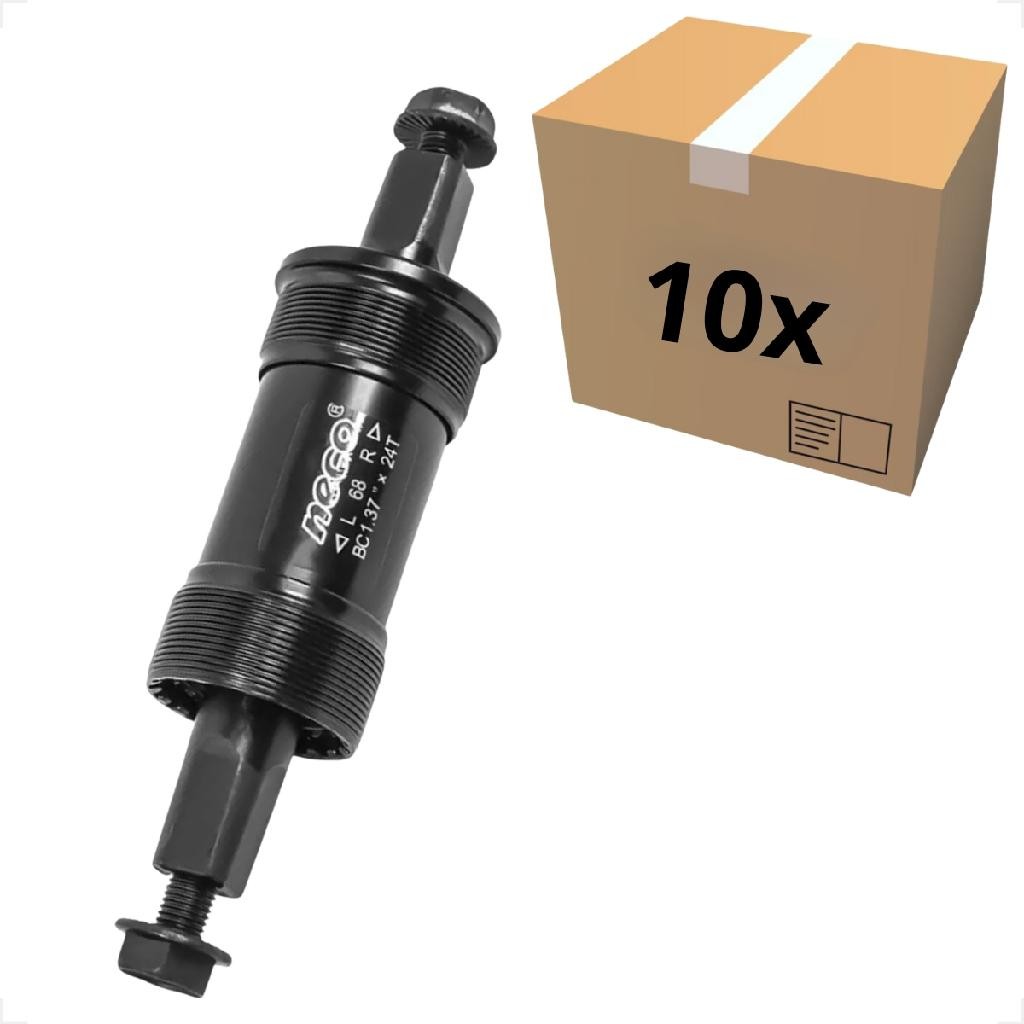KIT 10 Movimento Central 34.7mm Rolamentado Selado 125,5mm Ponta Quadrada Aro 26 29 Atacado Revenda