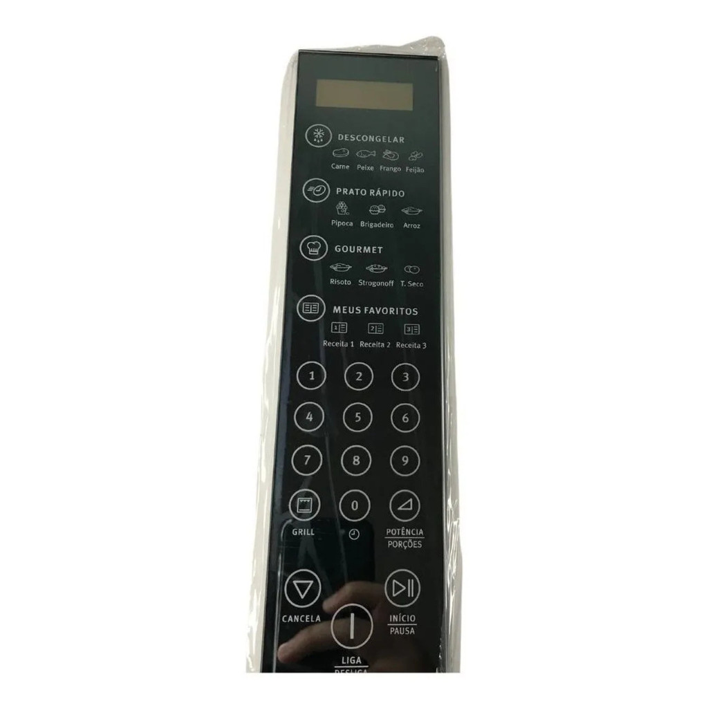 Visor Painel De Controle Microondas Mec41 02100010 A07915201 Original