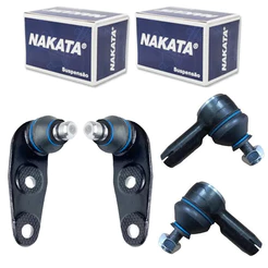 Kit 2 Terminal 2 pivo Gol G2 G3 G4 1997 a 2011 Ponteira Femea Hidraulica Nakata