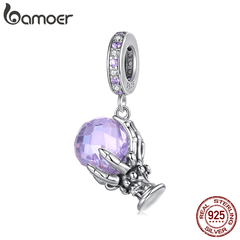 Bamoer Original 925 Prata Esterlina Pingente Halloween Magia Cristal Acessórios Série Pulseira em Oferta na Shopee
