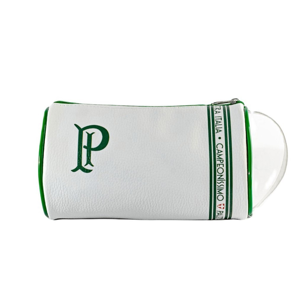 Nécessaire Redonda Time Palmeiras Futebol Clube Branca Oficial Licenciado