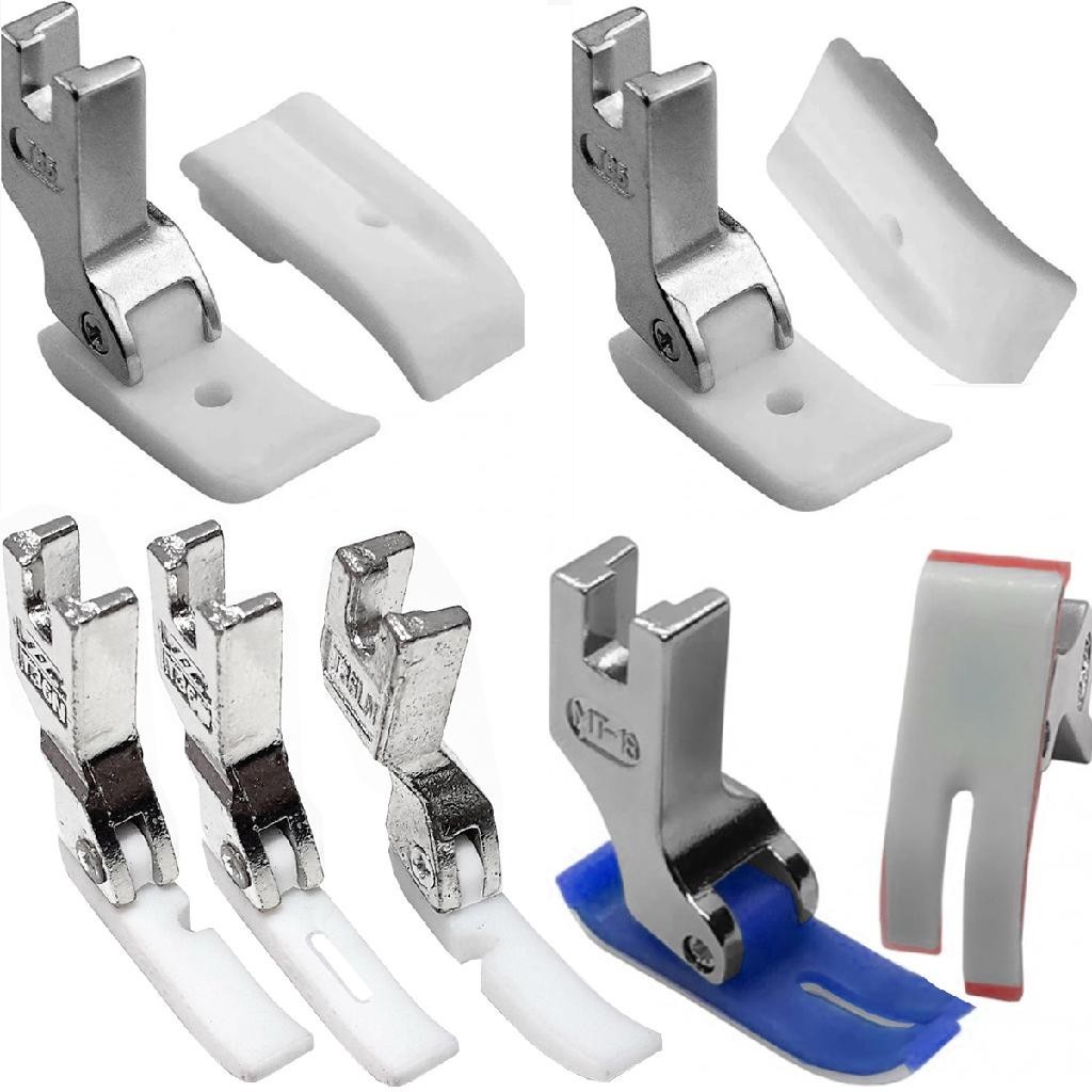 Kit Calcador Pezinho Teflon Costura Reta Industrial 06pcs Textil em Oferta na Shopee