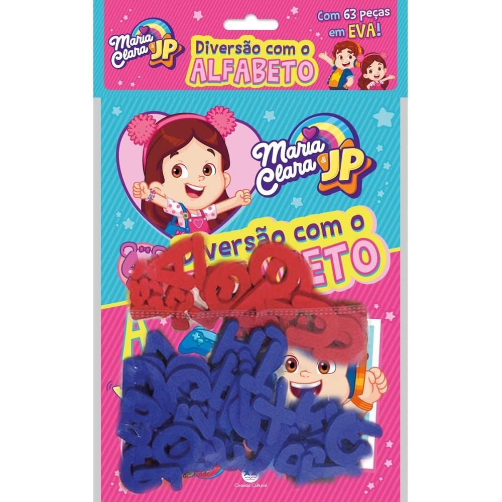 Livro Maria Clara e JP - Diversão com o alfabeto