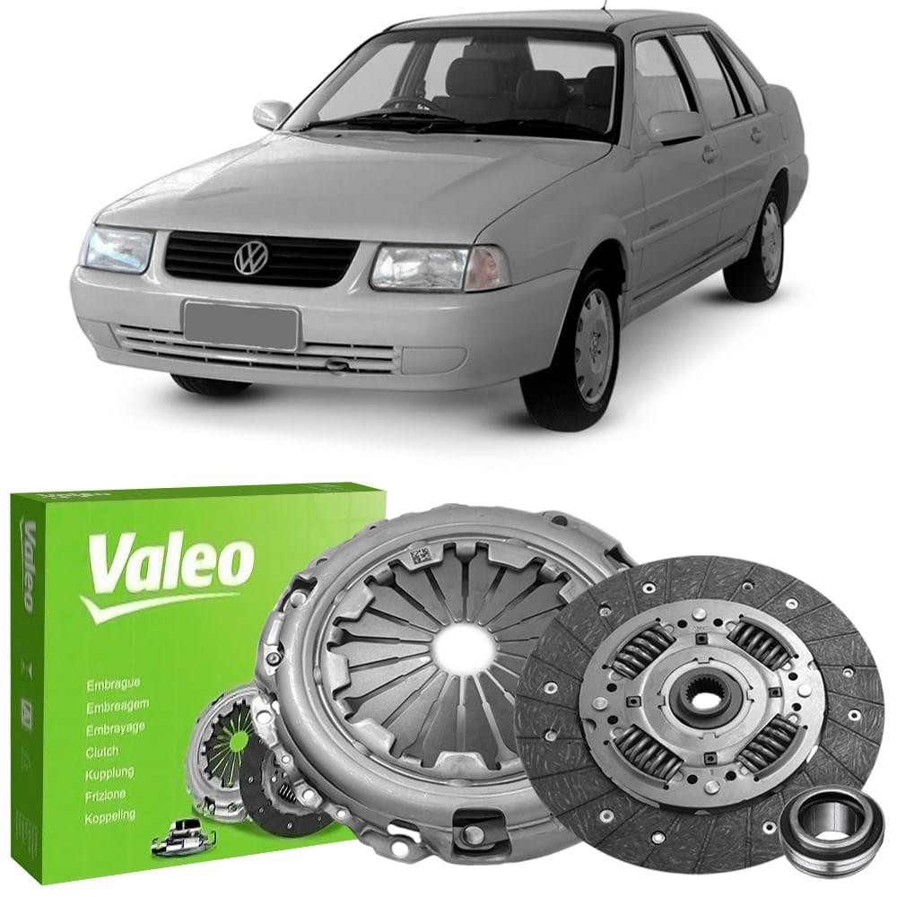 Detalhes do Kit Embreagem Vw Santana 1.8 1984 a 2006 Manual Valeo 228212