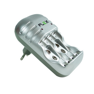 Carregador De Pilhas e Baterias Flex Extra Rápido FX-C03