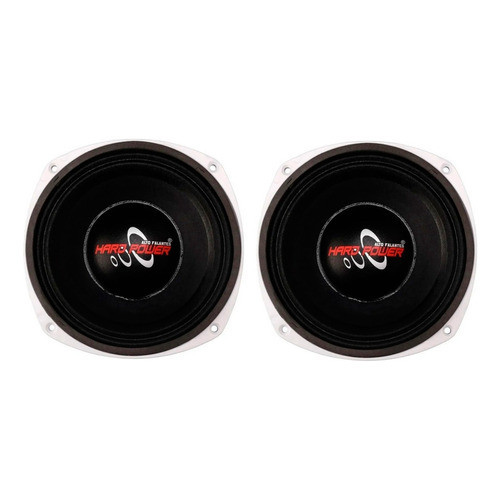 PAR ALTO FALANTE MÉDIO HP 350H 8 POLEGADAS 8 OHMS HARD POWER em Oferta na Shopee