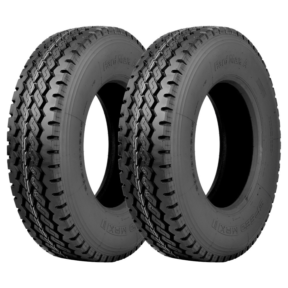 Jogo 2 Pneus Speedmax Aro 22.5 Hard Max A 295/80R22.5 152/148K 18 Lonas em Oferta na Shopee