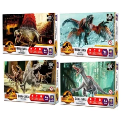 Dinossauro 1x Quebra Cabeça 100 Peças Jurassic World Mimo Toys Jogo Brinquedo Infantil Colecionável