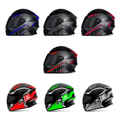 Capacete Pro Tork R8 Viseira Fumê Fechado Diversas Cores Feminino Masculino Diversos Tamanhos