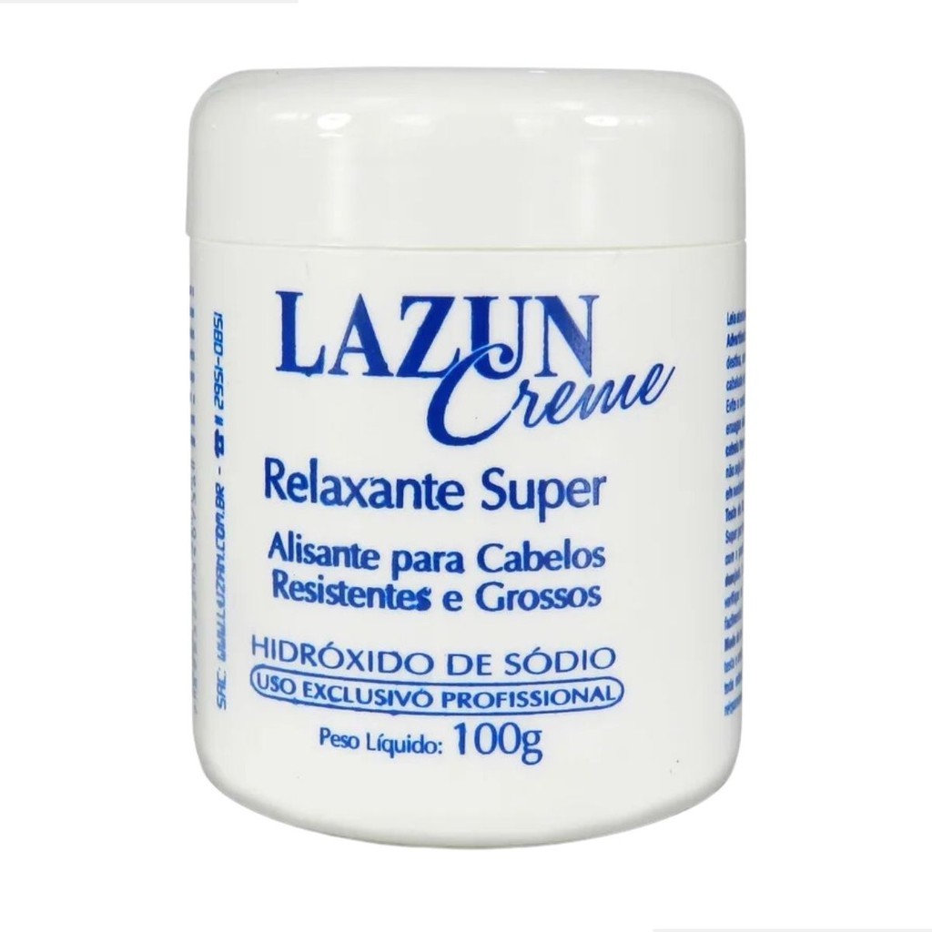 Lizan Creme Relaxante Super Branco 100g Alisante Capilar