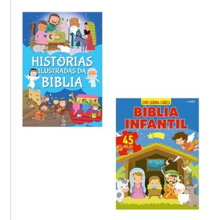 Combo Bíblia Infantil Especial - Kit com 2 Livrinhos em Oferta na Shopee