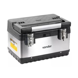 Caixa De Ferramentas De Aço Inoxidável Com Alça, Caixa De Ferramentas Vonder em Oferta na Shopee