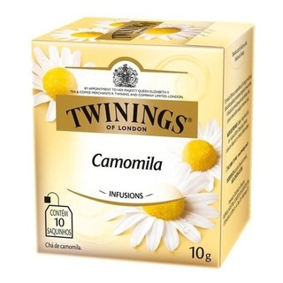 TWININGS CHÁ CAMOMILA 10SQ em Oferta na Shopee