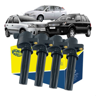 4 Bobina Ignição Magneti Marelli Focus Ecosport Duratec 2.0 2003 a 2014 em Oferta na Shopee