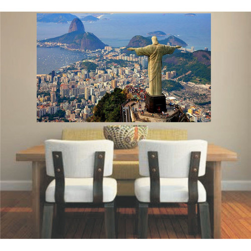 Adesivo De Parede Imagem Foto Rio De Janeiro Cristo Redentor