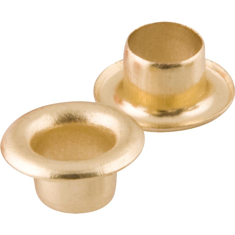 Ilhós Metálico 4mm Latonado com 100 peças Nove54