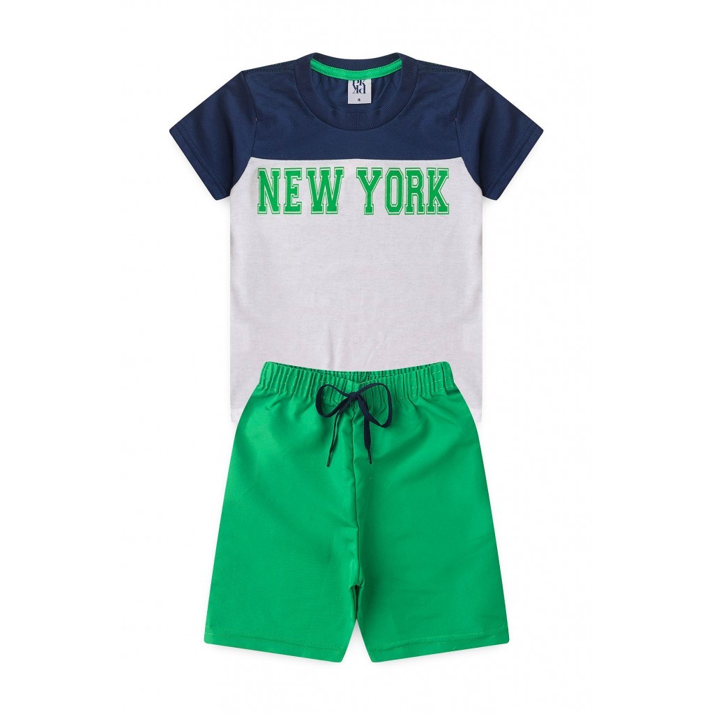 Conjunto Infantil Masculino Cidade Nova Iorque - Baby & Kids Fashion