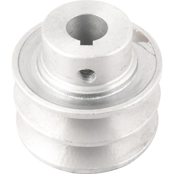 Polia Alumínio 2 Canais Perfil A 60mm com Furo 5/8" - Vonder em Oferta na Shopee