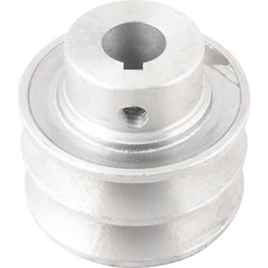 Polia Alumínio 2 Canais Perfil A 60mm com Furo 5/8" - Vonder