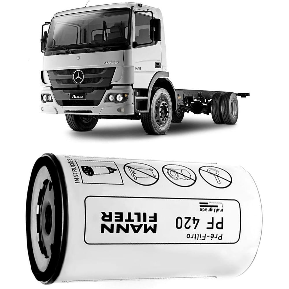 Filtro Separador Racor Atego Om 904 2004 A 2021 Mann-filter