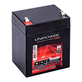 Bateria Selada para Nobreak - 12V / 5Ah - Unipower UP1250 em Oferta na Shopee
