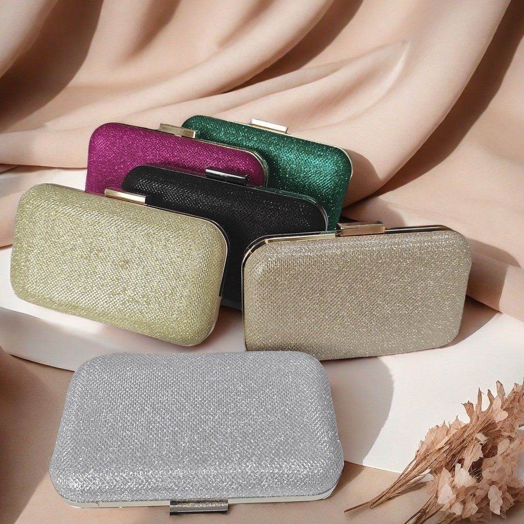 Bolsa clutch festa Casament Com Brilho De Festine Carteira Glitter W168-18