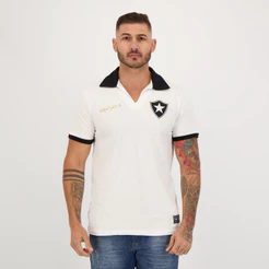 Camisa Botafogo Retrô Nilton Santos Branca