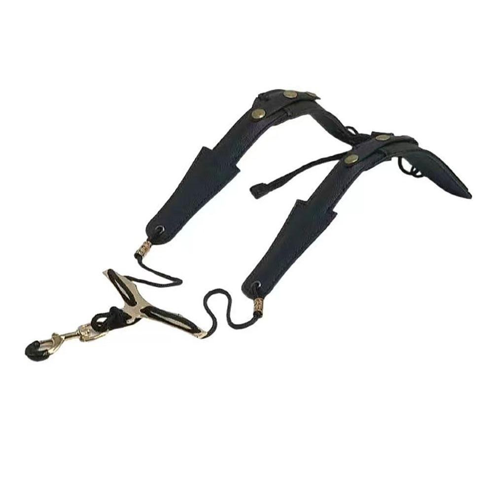 Cordão De Pescoço Para Sax , Alça De Ombro Ajustável De Couro PU , Acessórios Instrumentos Musicais — imagem 2 de 2