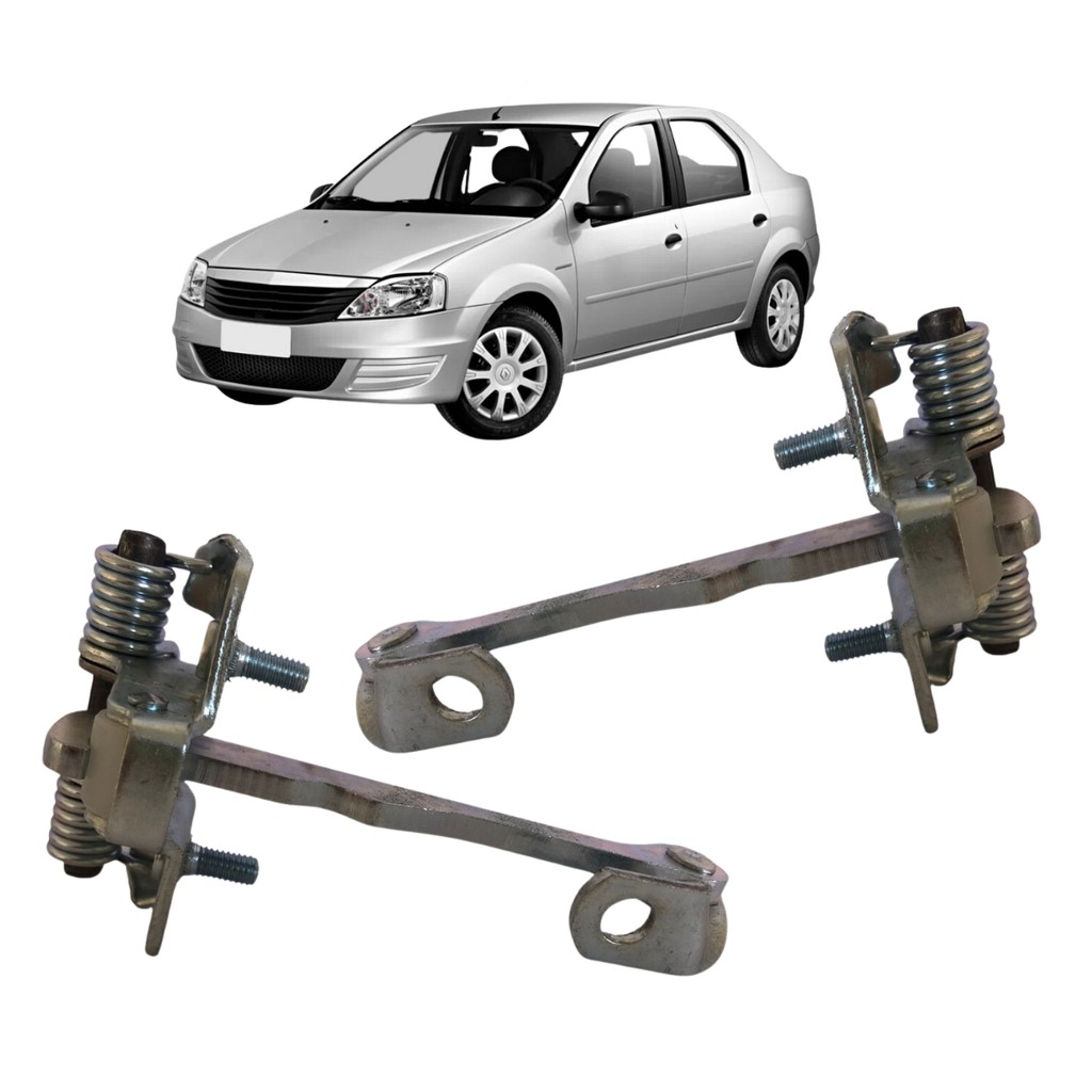 Par Limitador Porta Logan Dianteira Traseira 2007 A 2013 em Oferta na Shopee