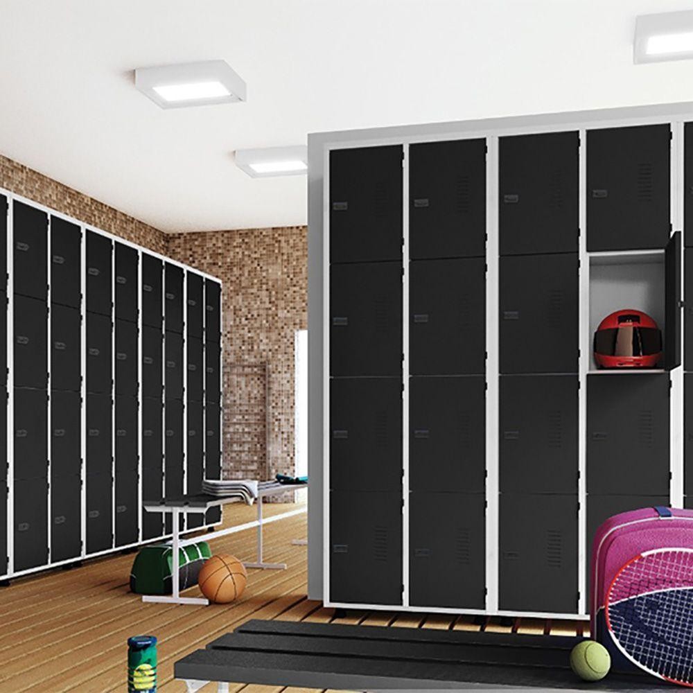 Armário Aço 12 Portas Academia Guarda Volume Trinco Preto em Oferta na Shopee