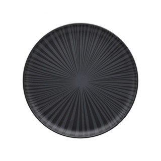 Prato Sobremesa Oxford Preto Onix Oxford 20 cm em Cerâmica Decorada em Oferta na Shopee