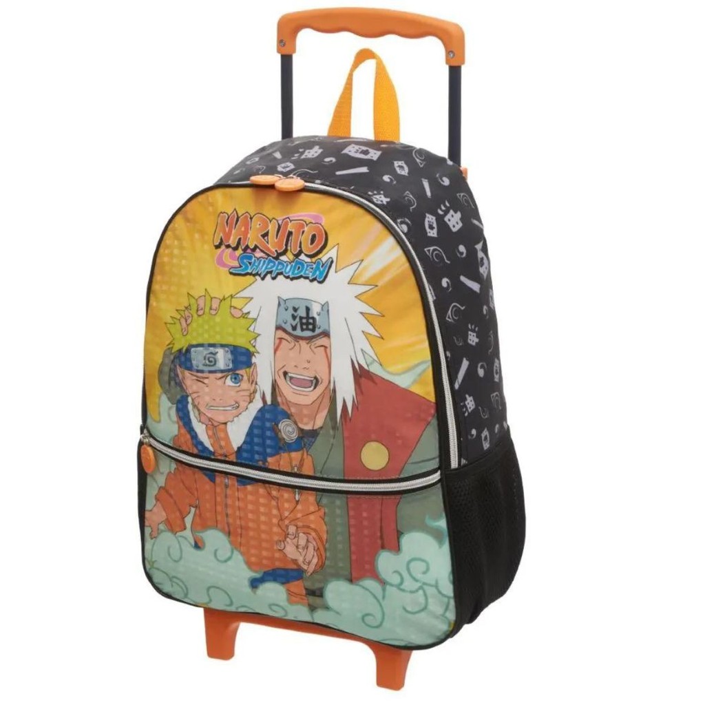 Mochila Rodinhas Escolar Naruto Shippuden Jiraya Pacific