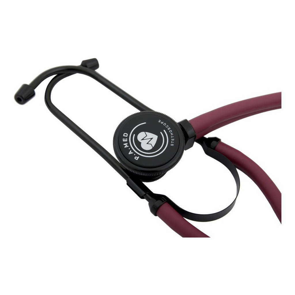 Estetoscópio Duplo Rappaport Vinho Black Edition P.a Med